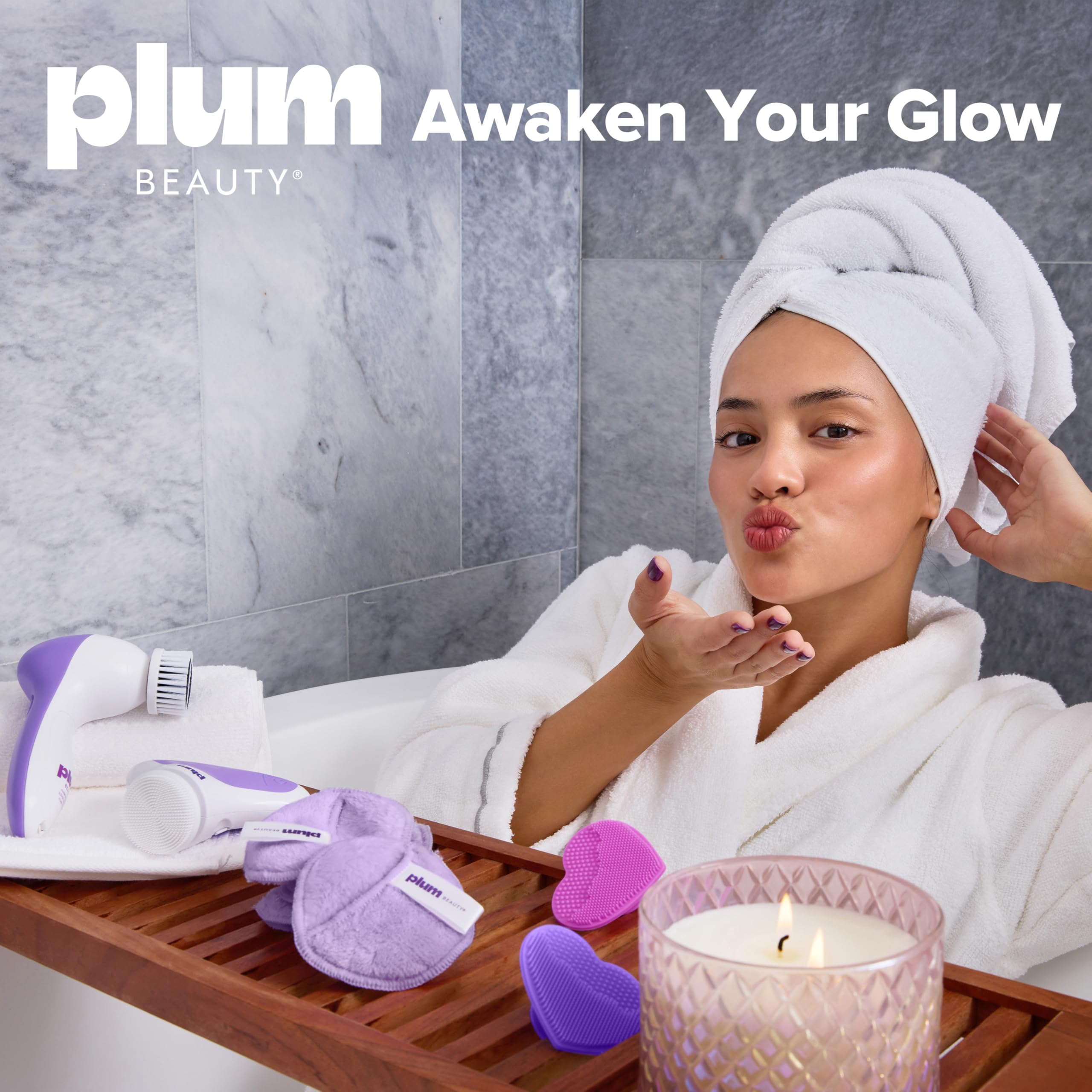 Scissors with trim guide Plum Beauty Eyebrow Shaping Set