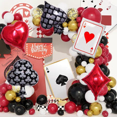 Plum blossom balloon from poker casino set