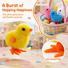 Plush chick wind-up toy by SAURAWAN BPA-free materials