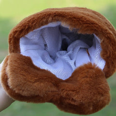 Bear hand puppet for bedtime stories