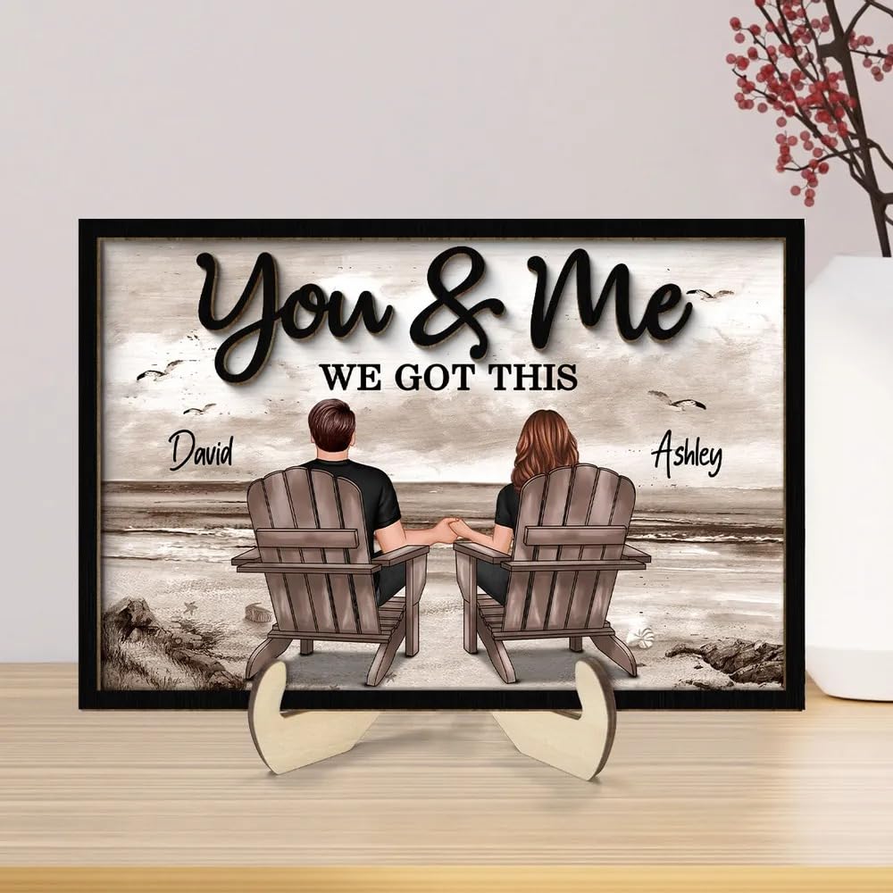 plywood plaque packaging with display stand