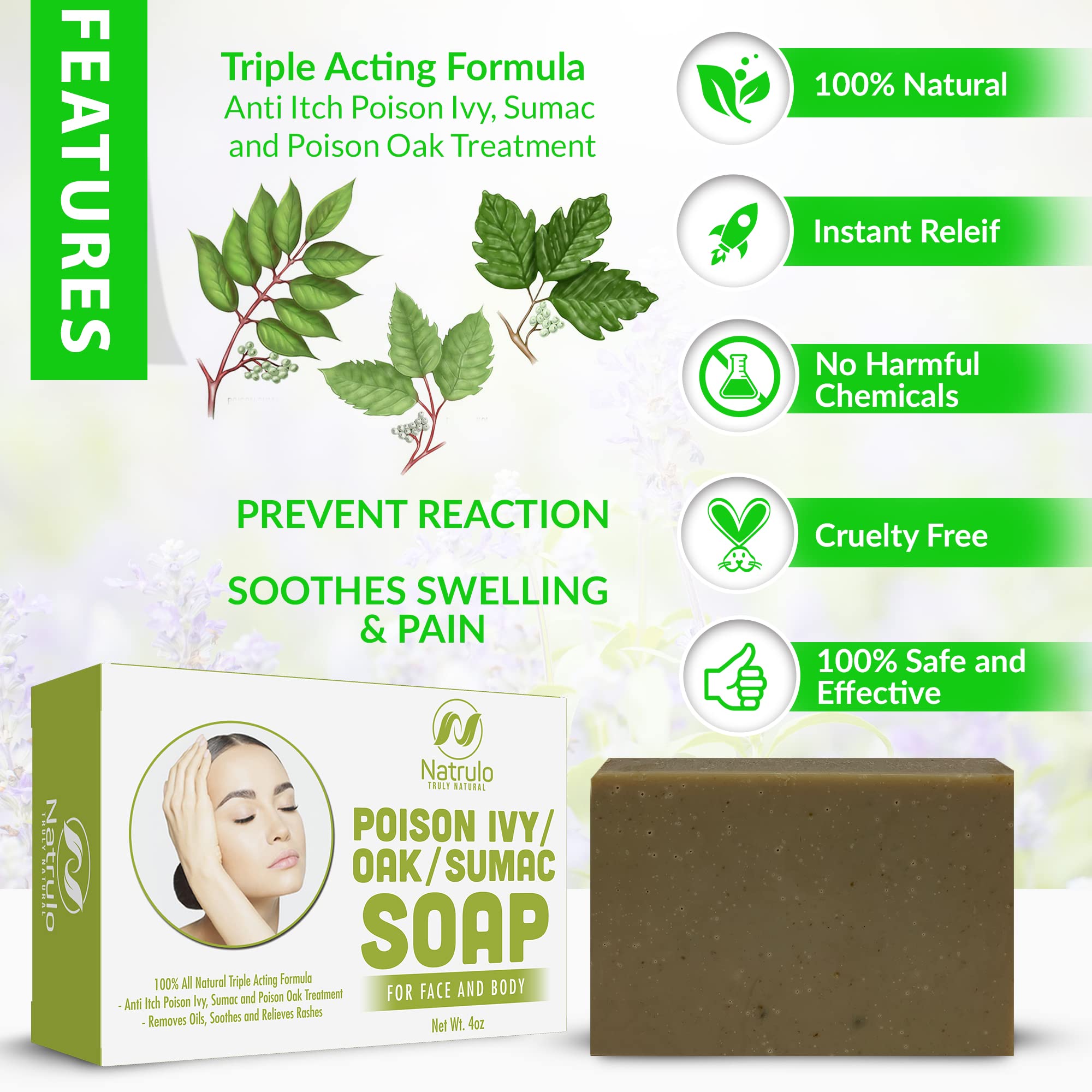 All natural poison ivy soap ingredients list