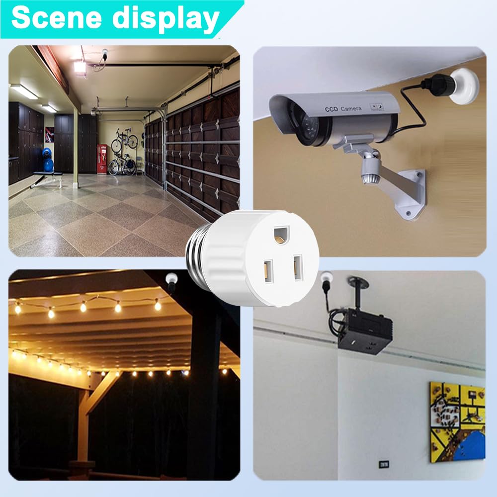 easy installation screw into lamp holder