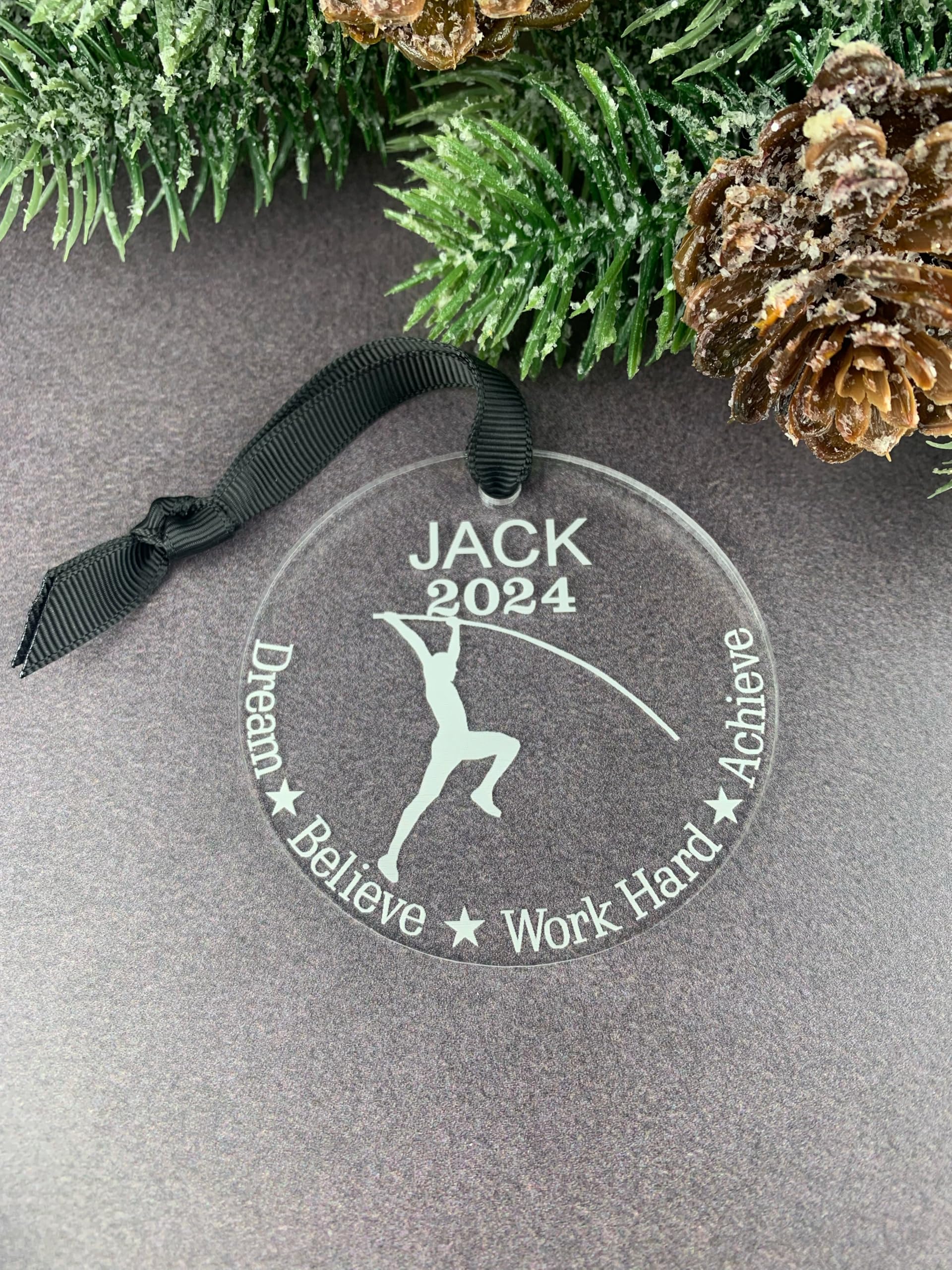 Pole Vaulter Ornament track and field keepsake