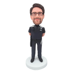 police bobblehead gift handcrafted by artisans