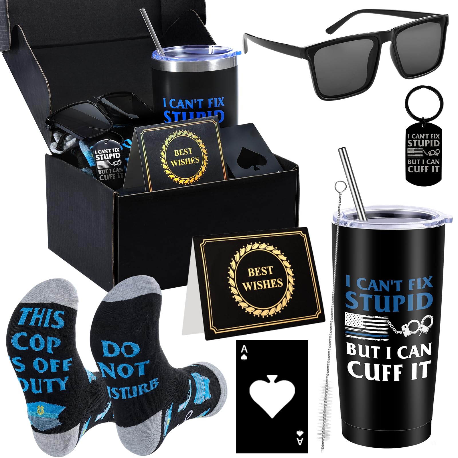 Police Gifts for Men multi-item law-enforcement gift set