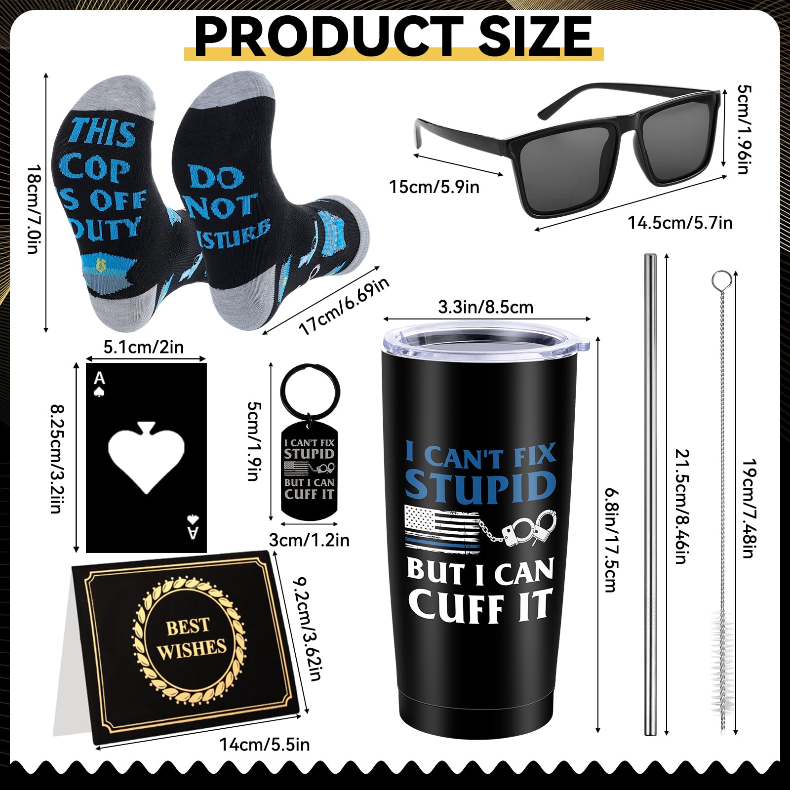 Police Officer Gifts collection with included items