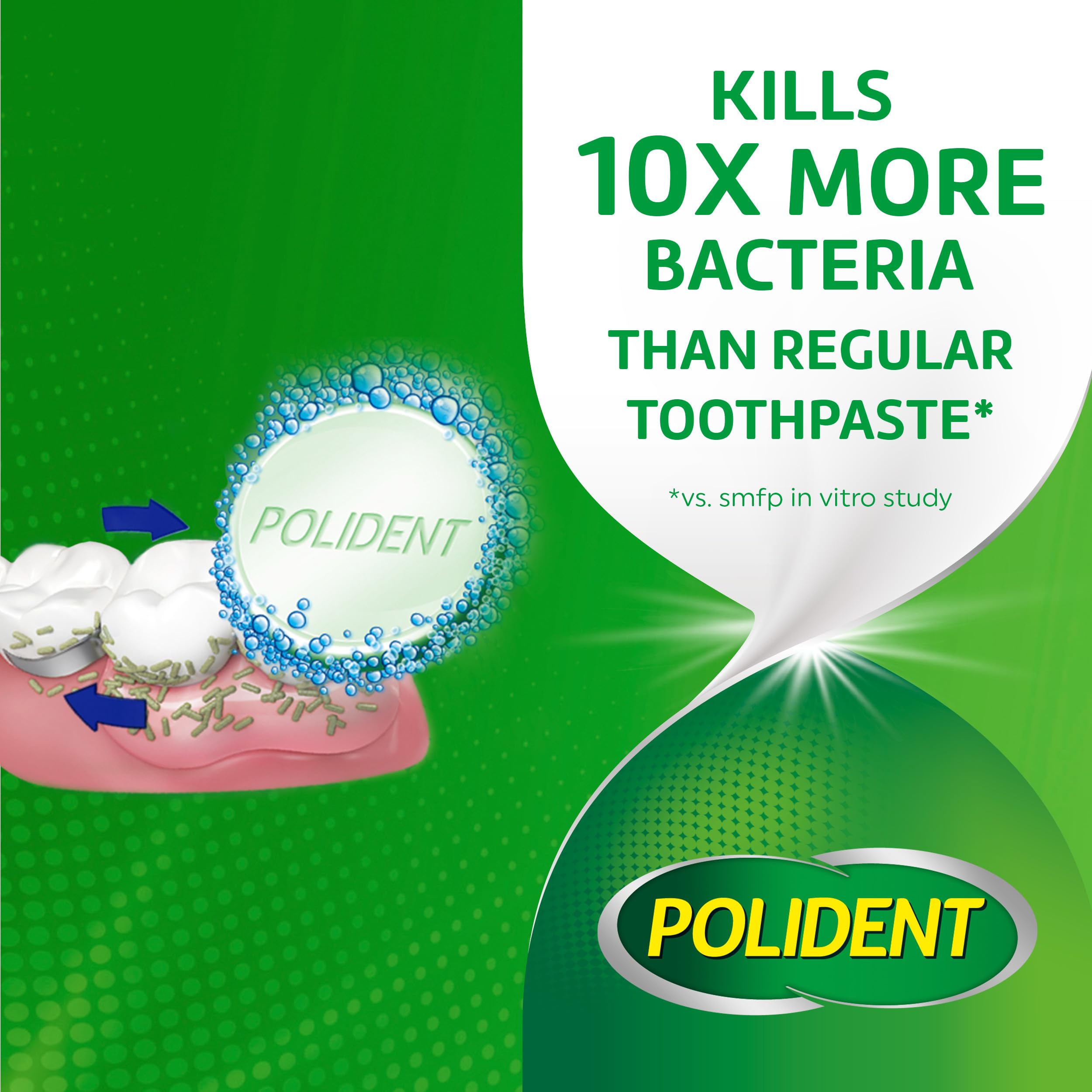 Polident partial denture cleaner tablets