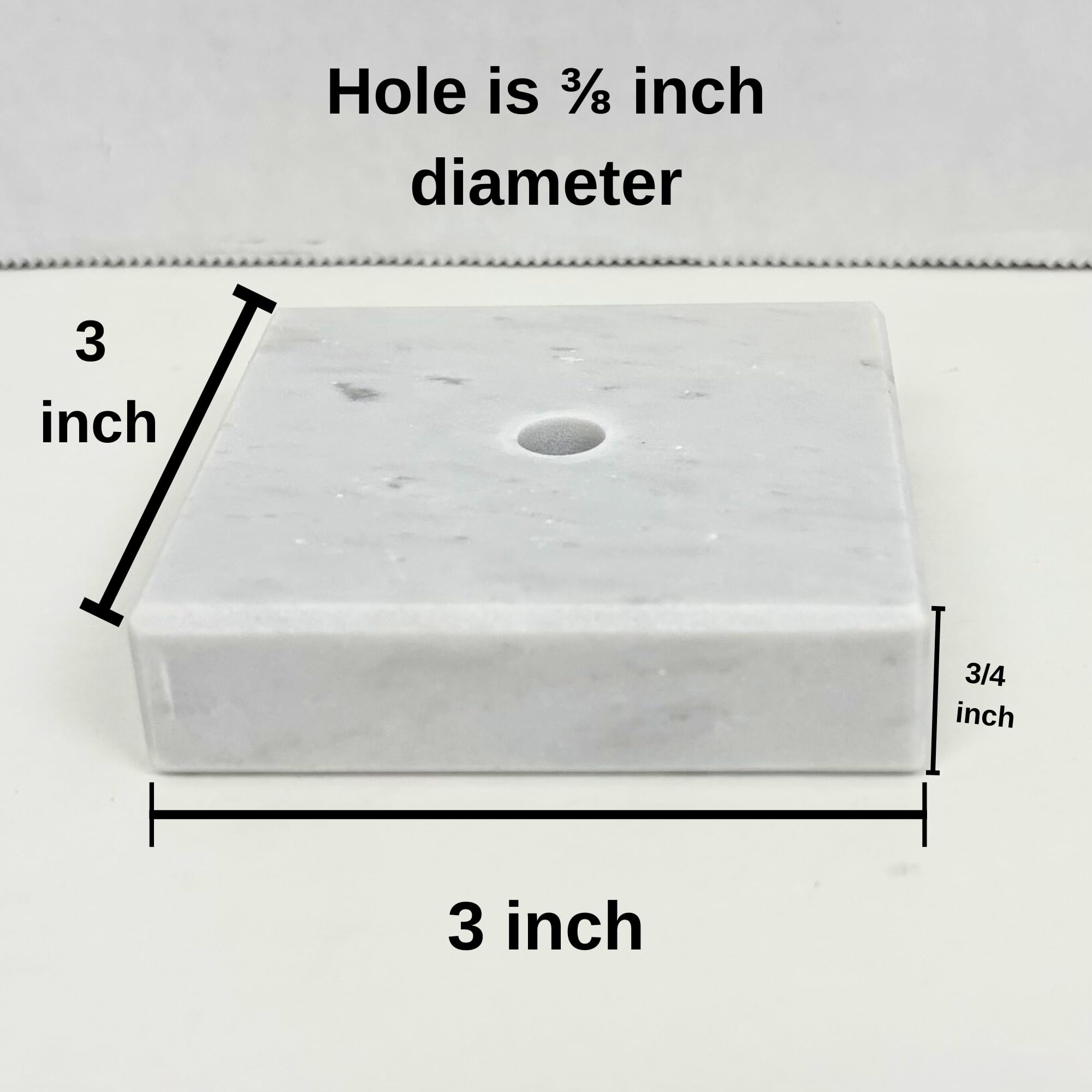 Polished beveled edges marble base for awards and crafts