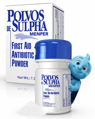 POLVOS DE SULPHA antibiotic powder packaging 7.5g 1-Pack