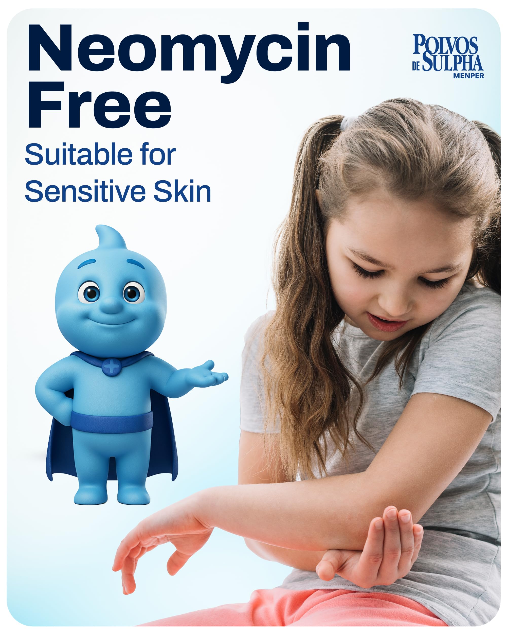 POLVOS DE SULPHA wound care powder for minor cuts and burns