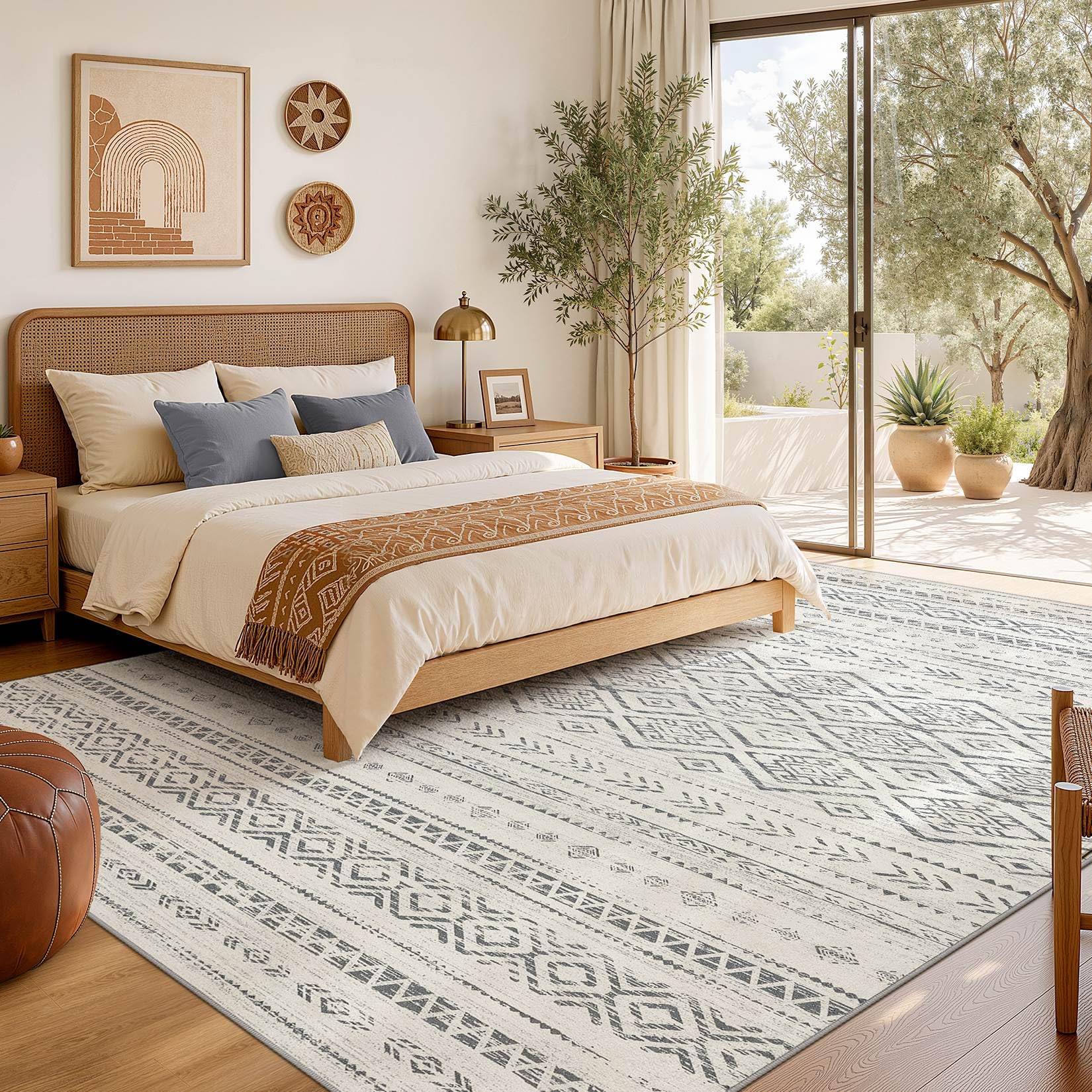 Moroccan style pattern brightens rooms