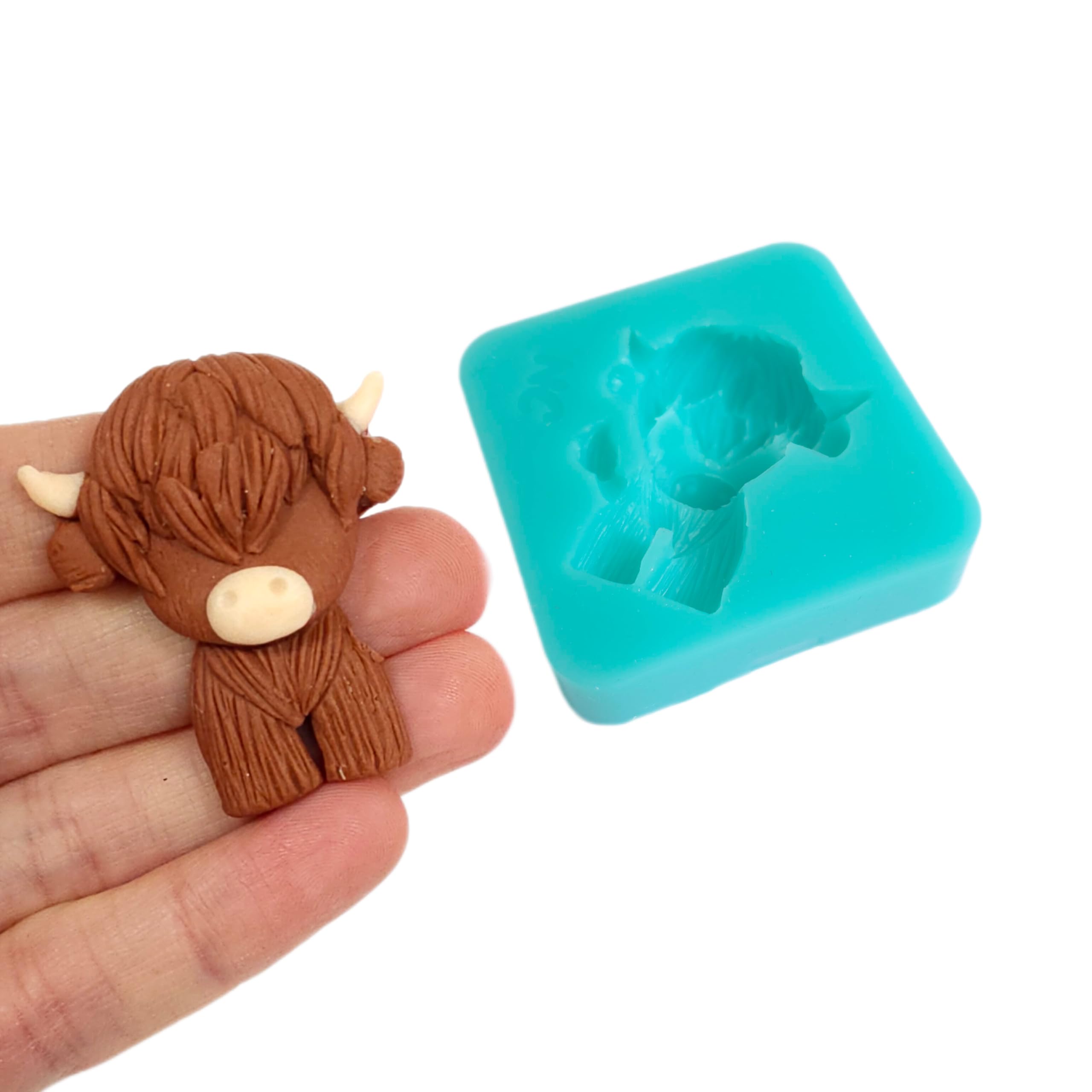 Flat back silicone mold NC090 safe to bake under 395 F