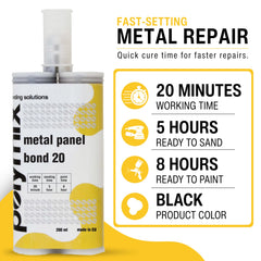 Polymix Panel Bond 20 adhesive cartridge and mixing nozzle