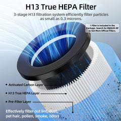 Air ionizer and UV light components on MJ002H purifier