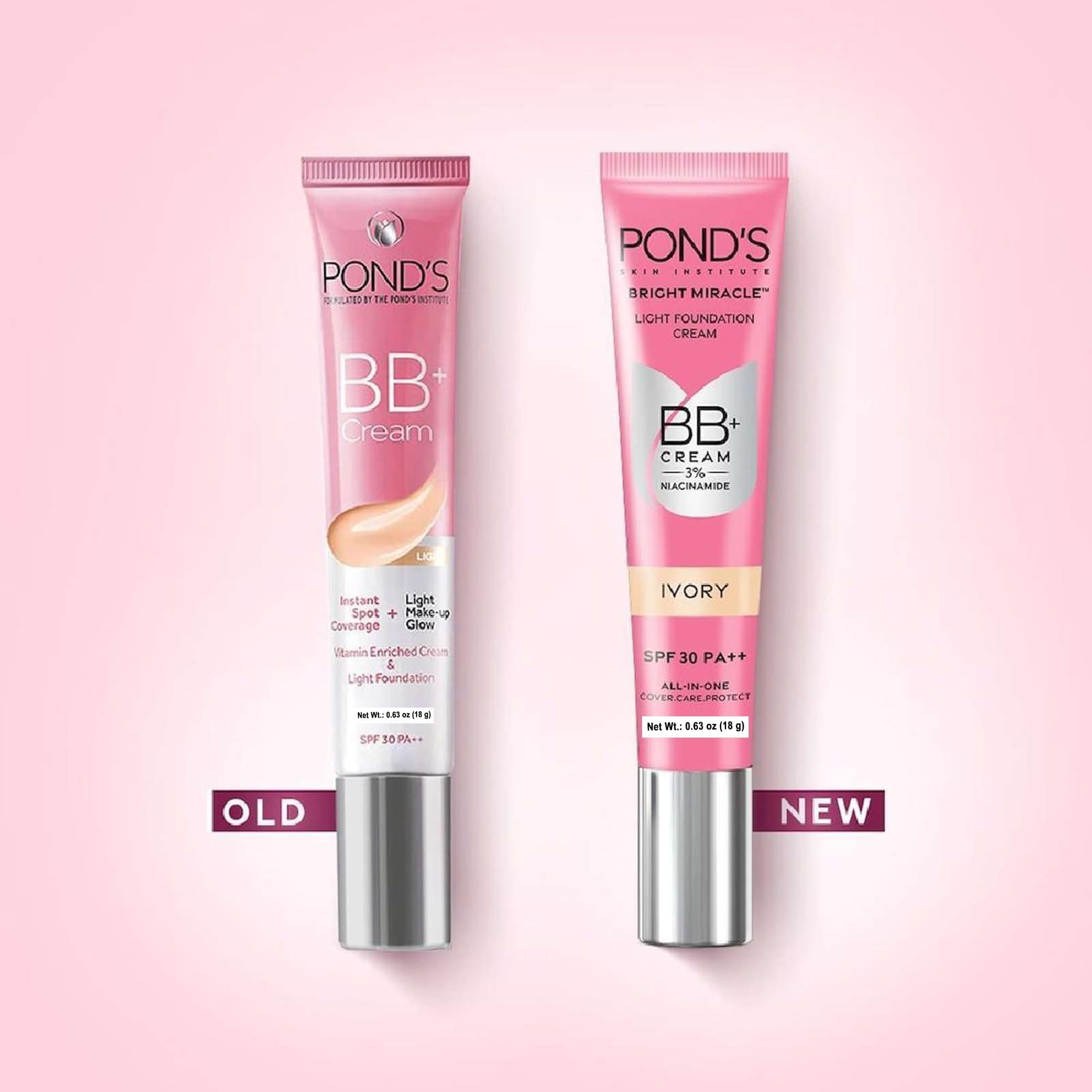 POND'S BB+ Cream 01 Original Ivory shade 18g jar
