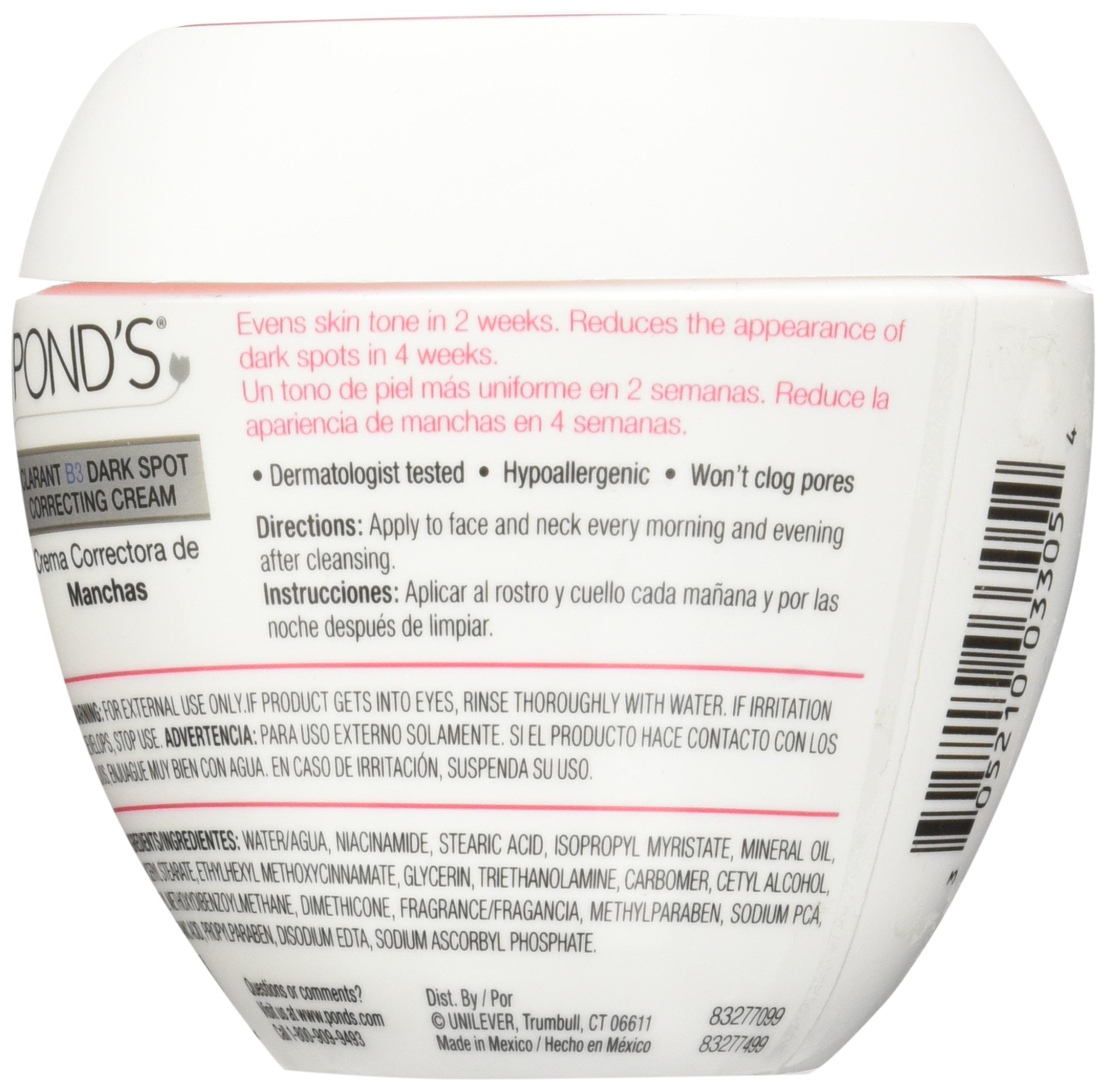 Pond's Correcting Clarant B3 Dark Spot Skin Cream for normal to dry skin