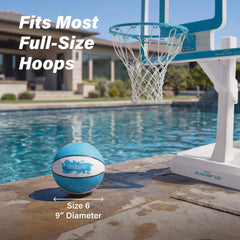 Anti-slip textured grip water basketball