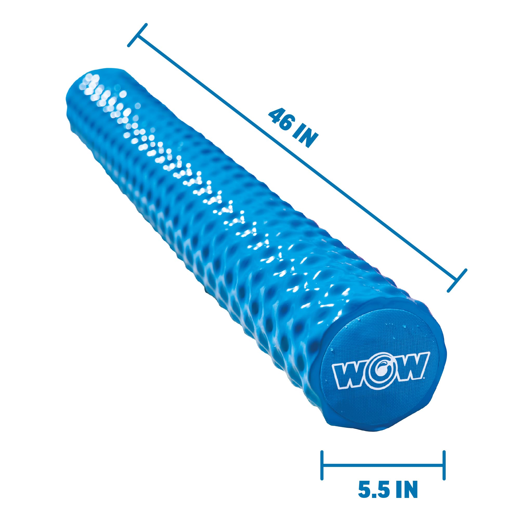 Pool noodle supports up to 250 lbs