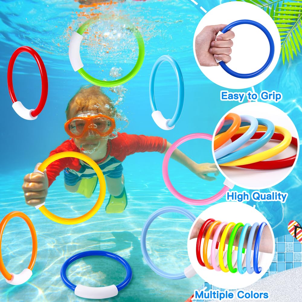Pool party favors diving toy set for summer