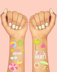 watermelon pool floats tropical drinks tattoo designs