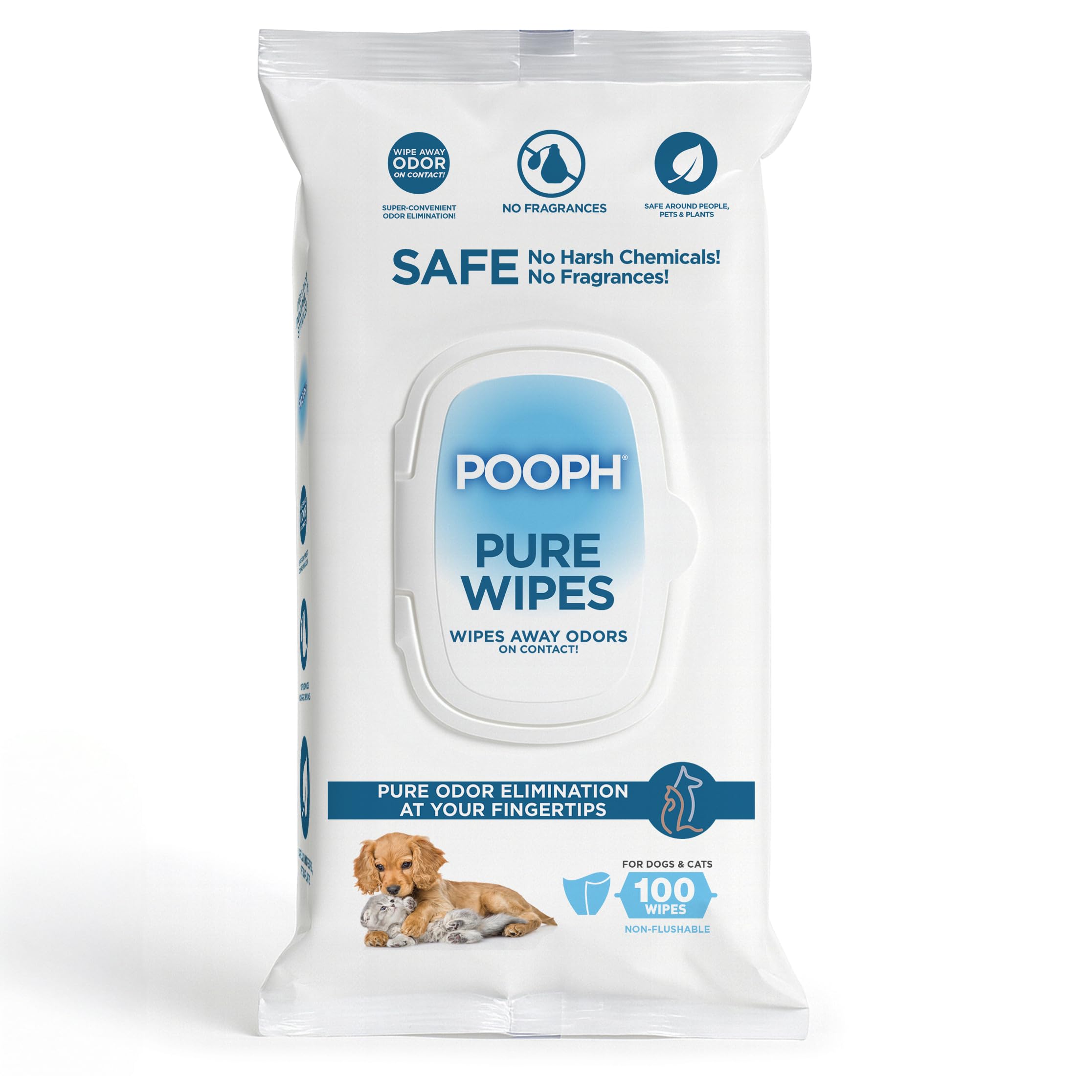 POOPH® Pure Wipes™ everyday mess cleanup