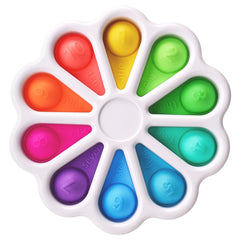 Pop Fidget sensory toy for toddlers 1-3 with bubbles and digits