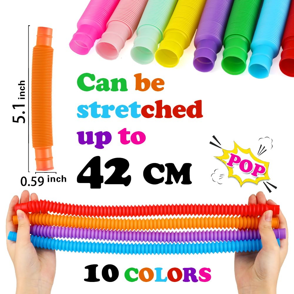 ten color options for sensory play