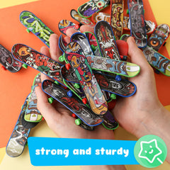 Party favor finger skateboard pack for classrooms