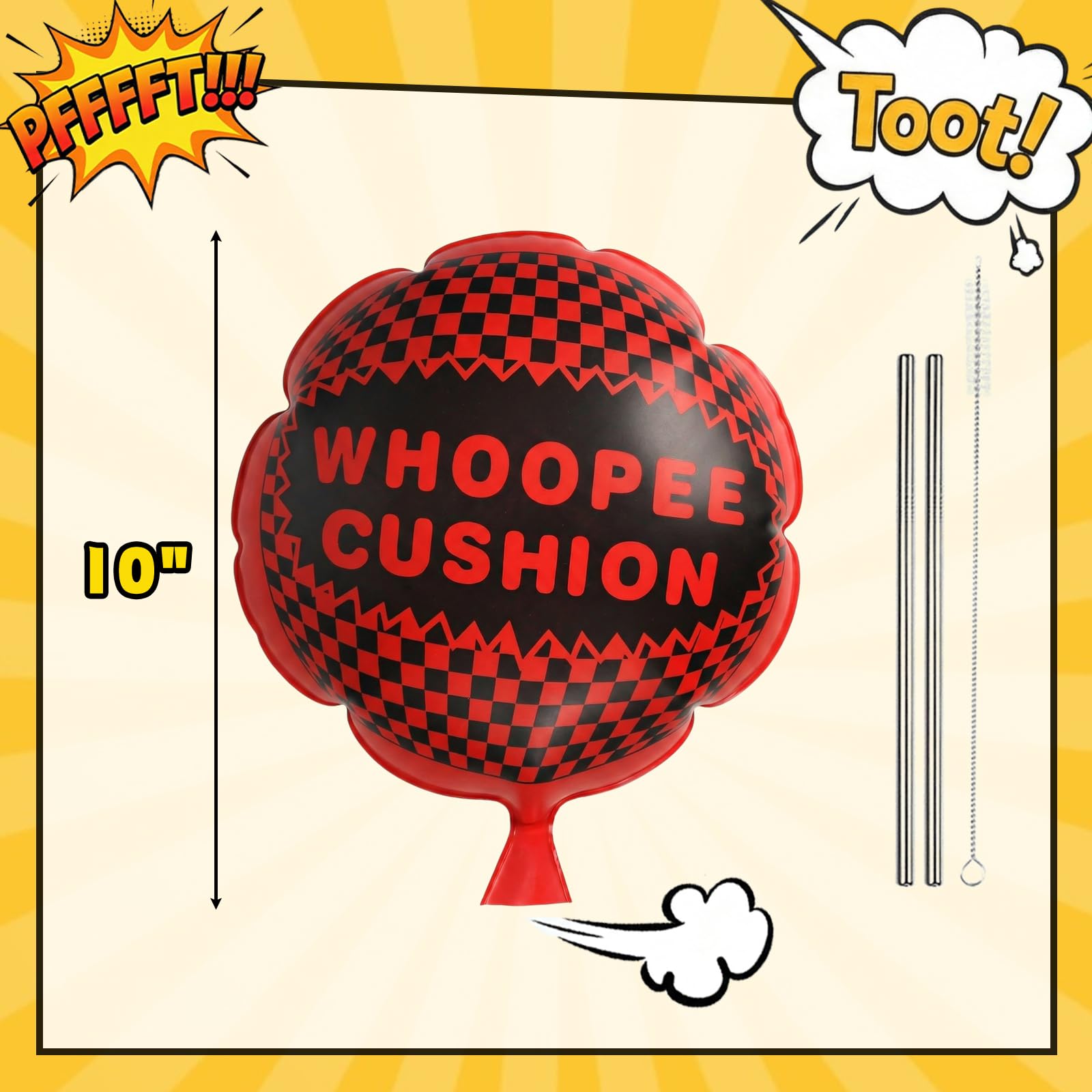 Packaging and accessories for POPLAY Whoopee Cushion