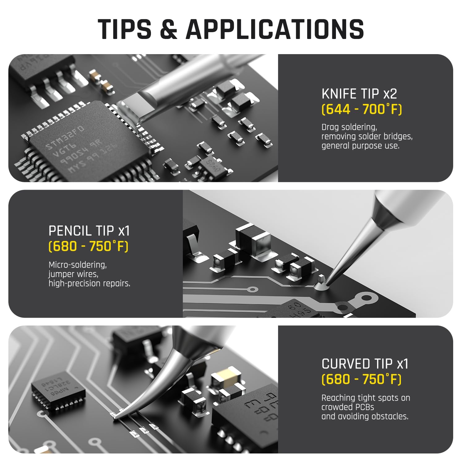 12s heat up capability of POPULO X4 FlashBolt Soldering Iron Kit