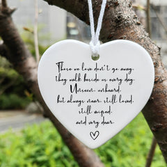 Porcelain hanging heart gift display image