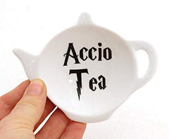 Porcelain clay construction tea bag holder Made in USA