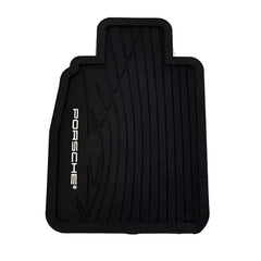 Porsche Floor Mat Coaster for Drinks with white logo