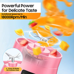 Blender display shows 18,000 rpm speed