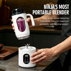 LED display status on portable blender 580ML white