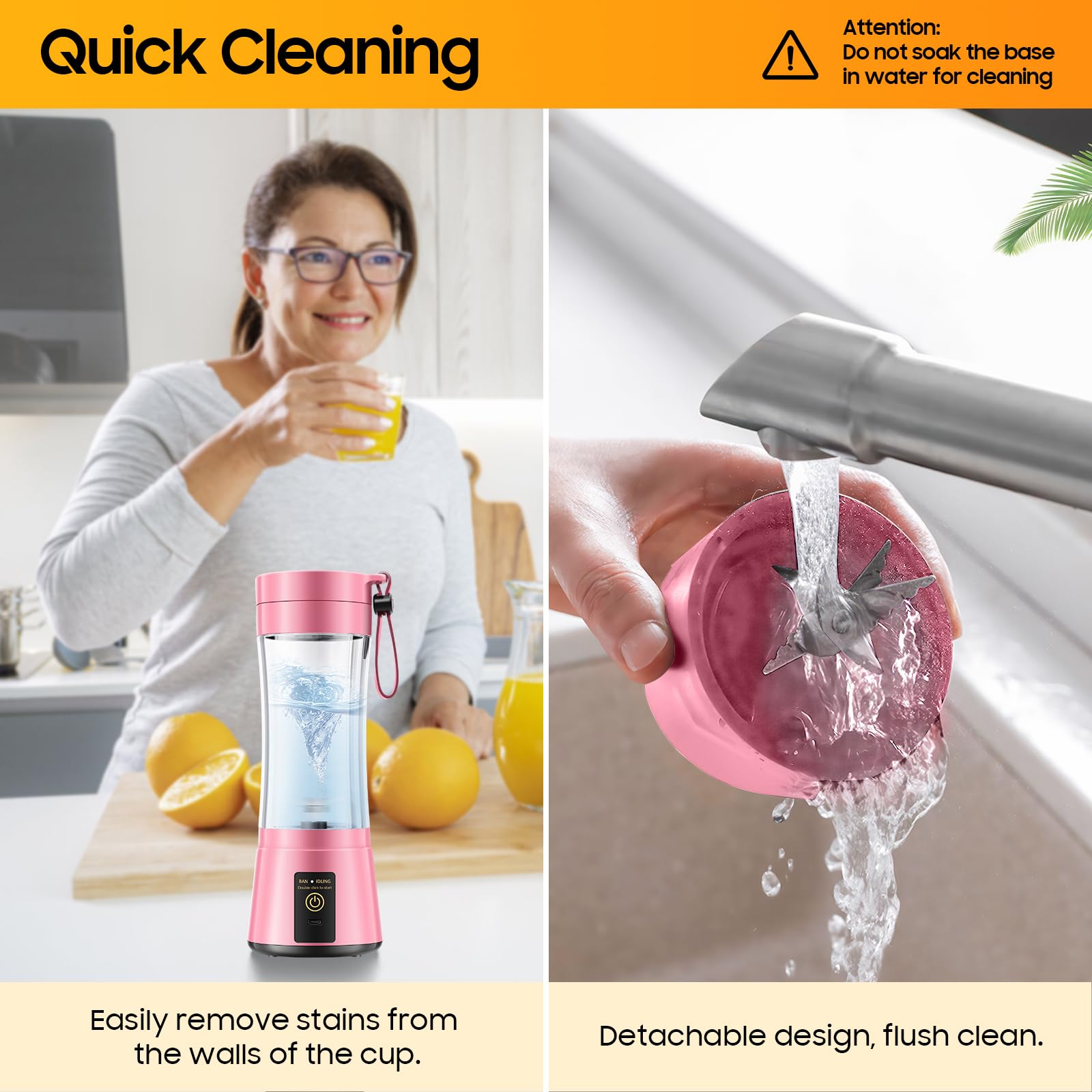 Travel friendly blender for office picnic and sports