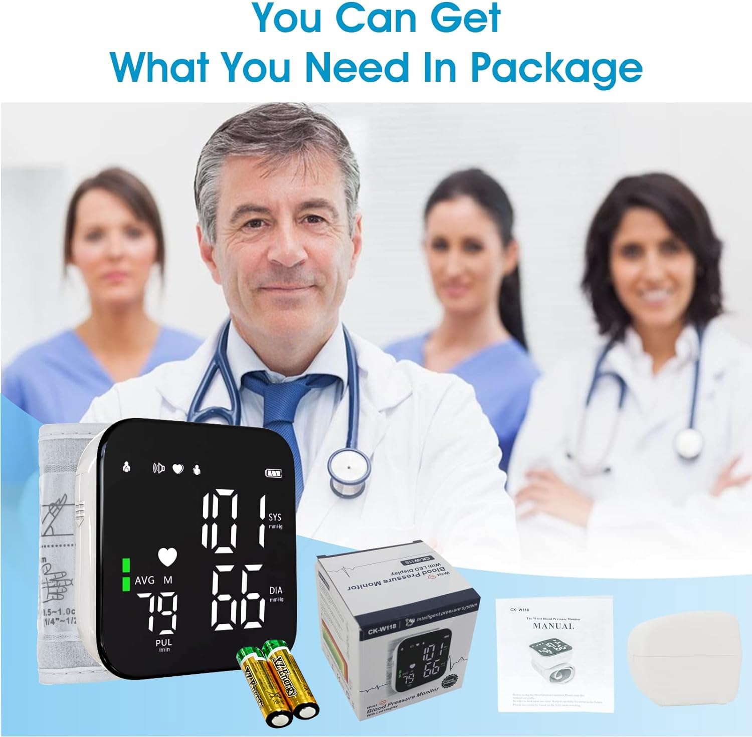 Home use digital BP monitor with auto shut-off