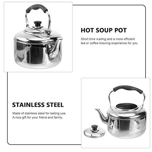 Camp kettle designed for stovetop and campfire use