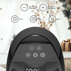 Portable Ceramic Space Heater 1500W digital display screen