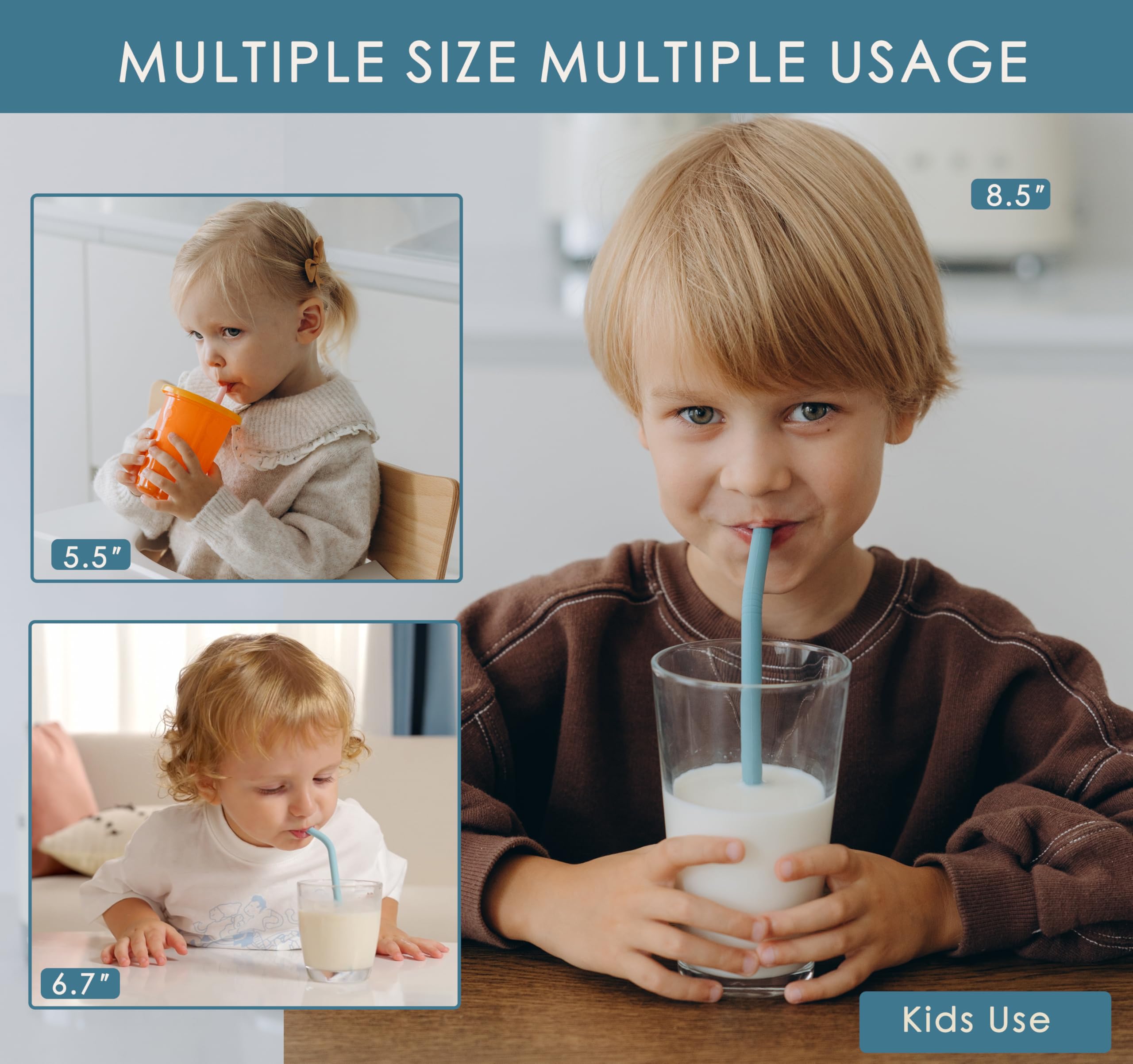 round travel case with clip and loop for straw set