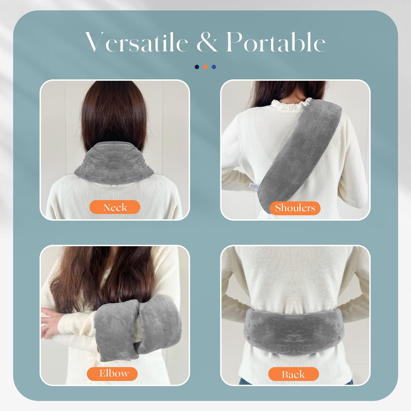 Cordless heating pad suitable for warm or cool use