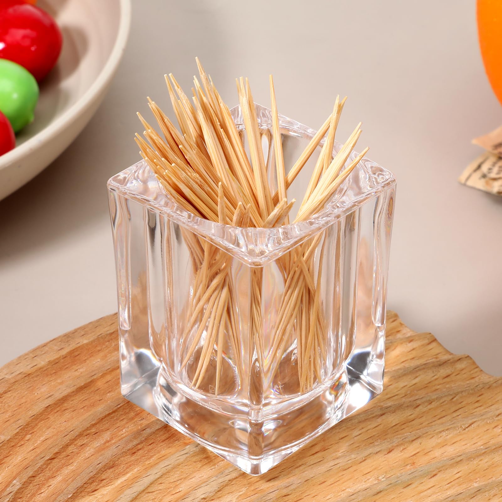 Portable decorative tooth pick box for kitchen and home