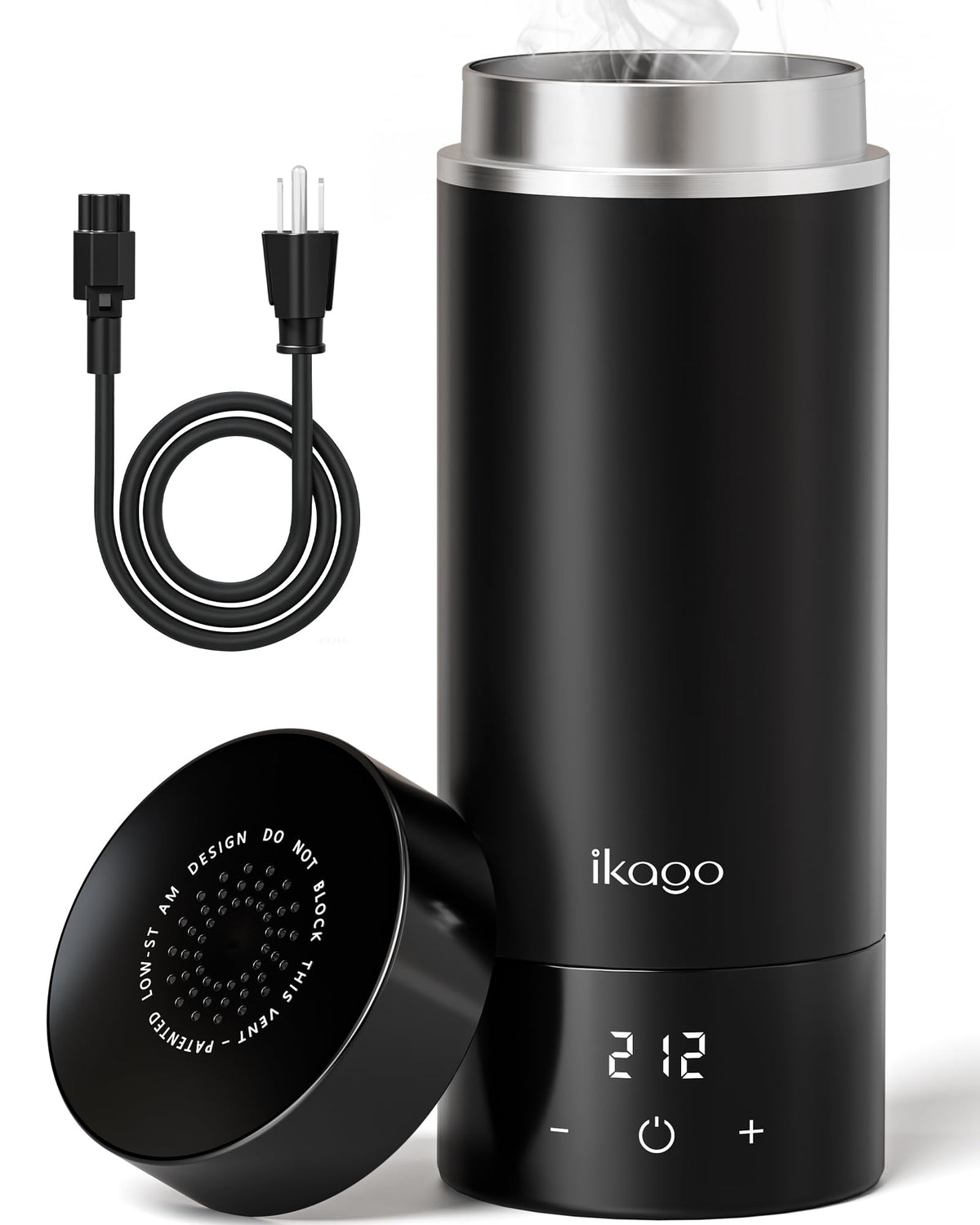 Portable Electric Kettle 15oz three-in-one travel design