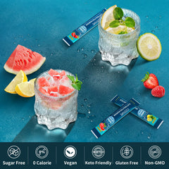 Portable electrolyte drink mix for rapid hydration