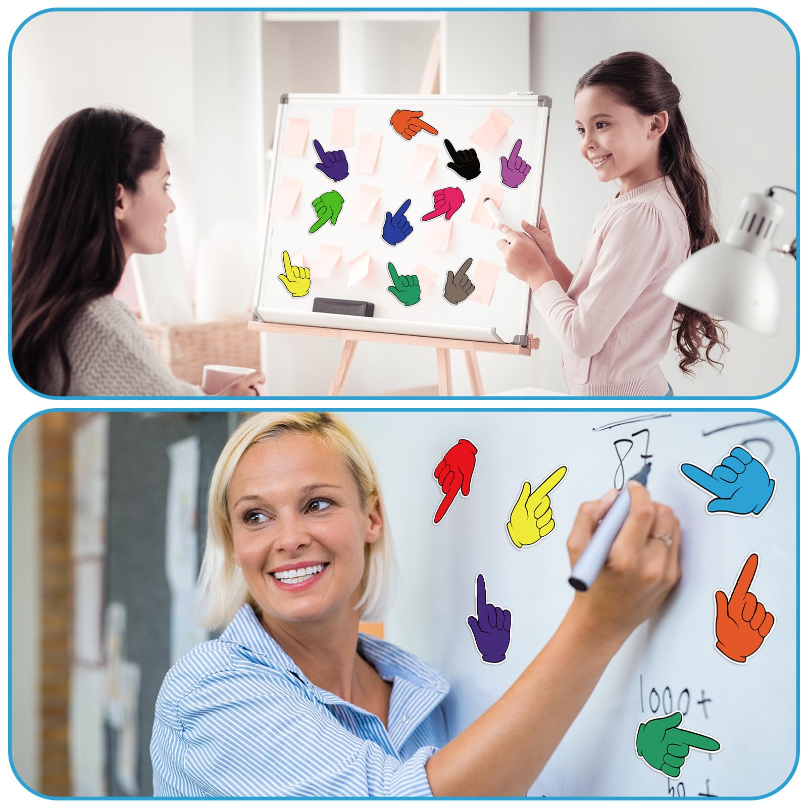 Outus 36 piece magnet set for classrooms and desks