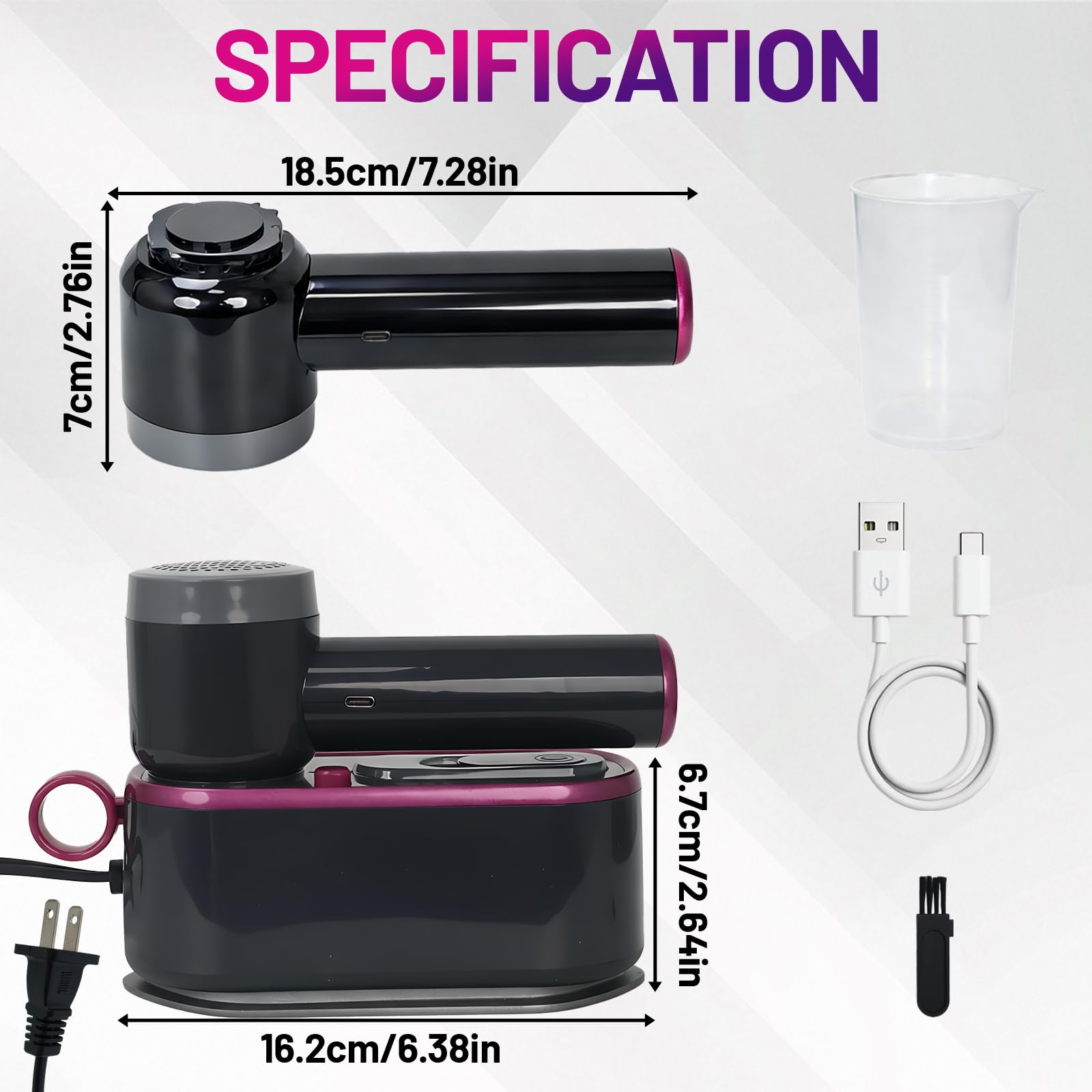 portable mini iron designed for travel