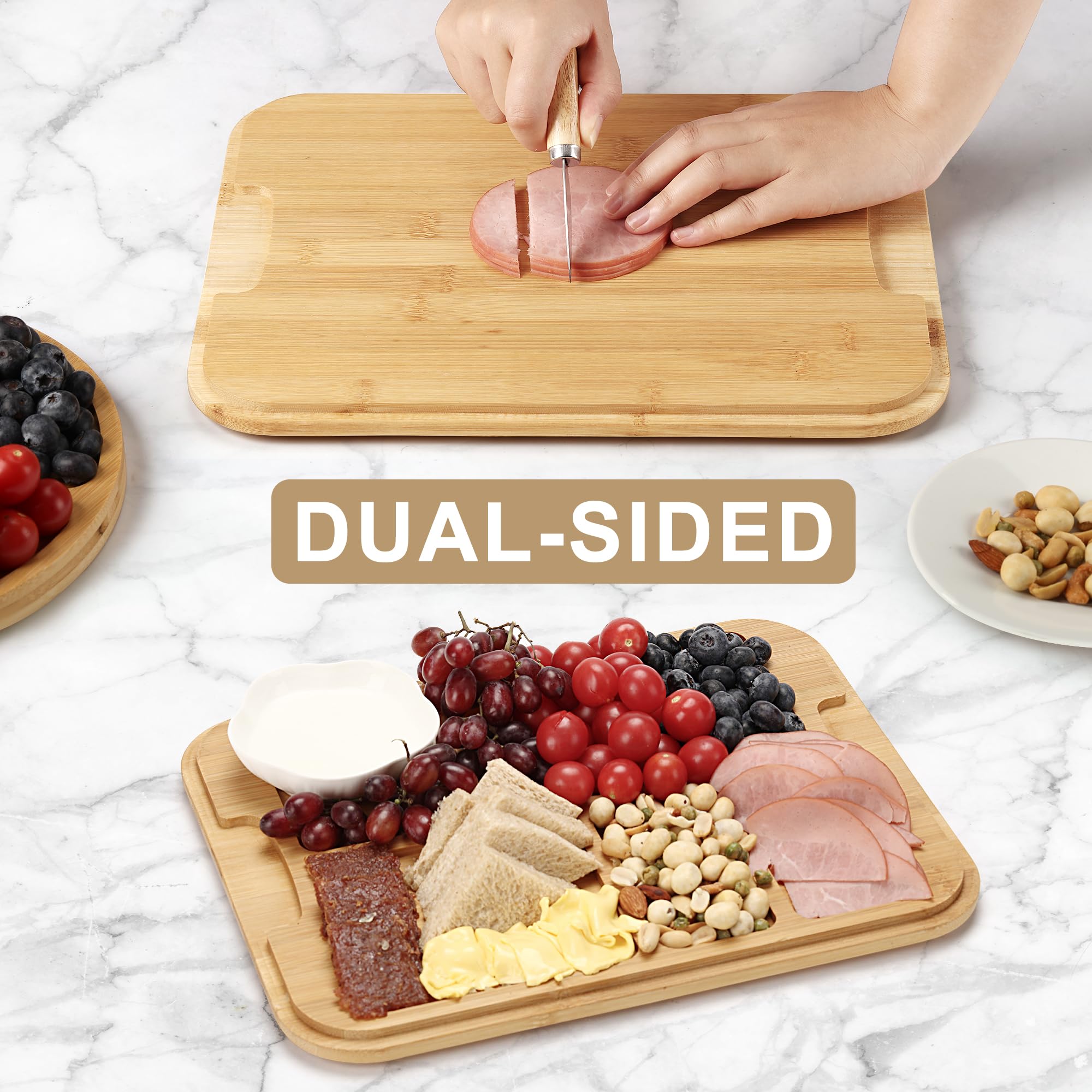 Portable serving tray ready for travel and picnics