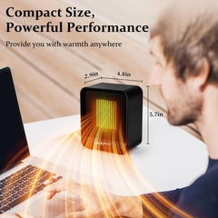 Lerat Space Heater with overheat and tip-over protection