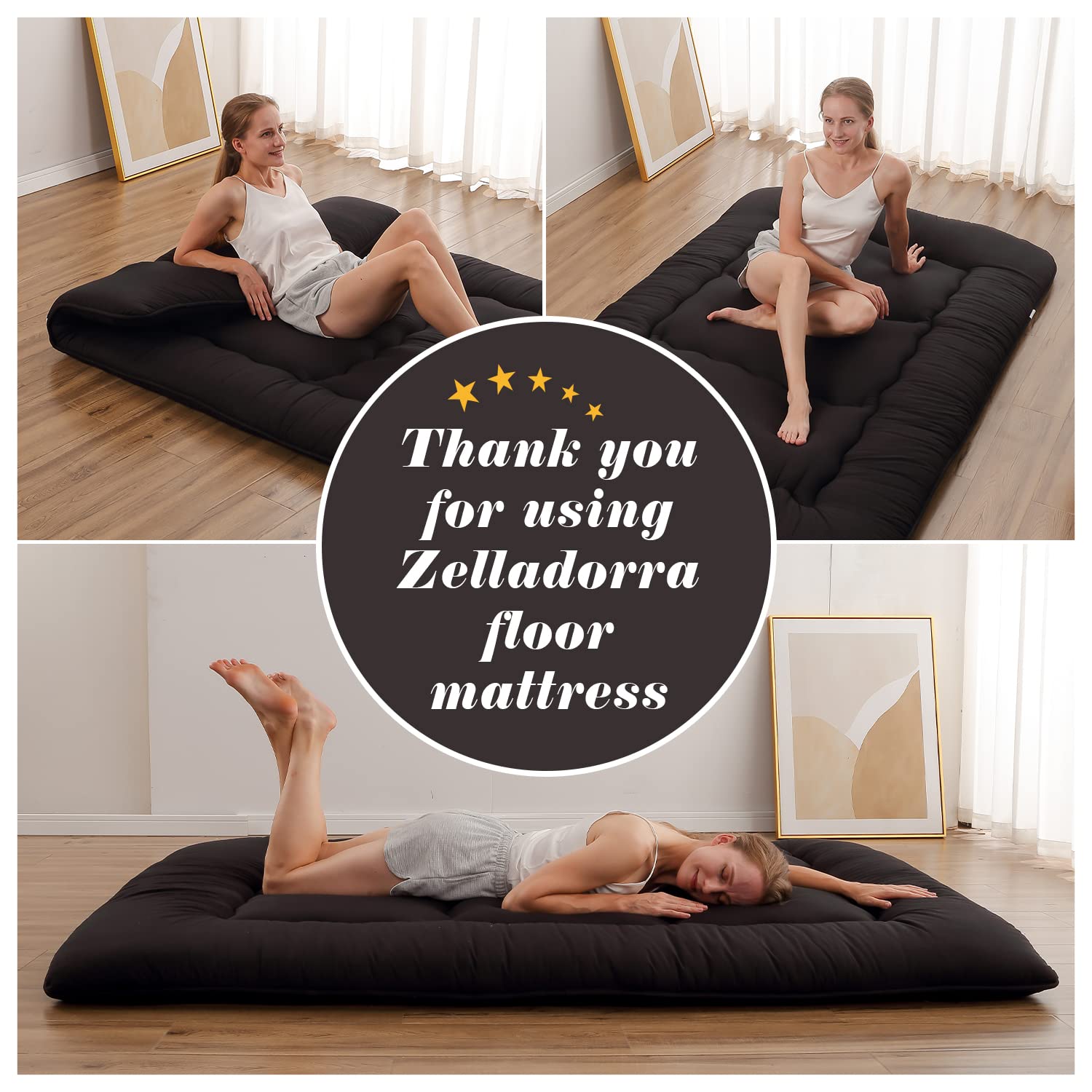 Versatile uses as futon or guest mattress